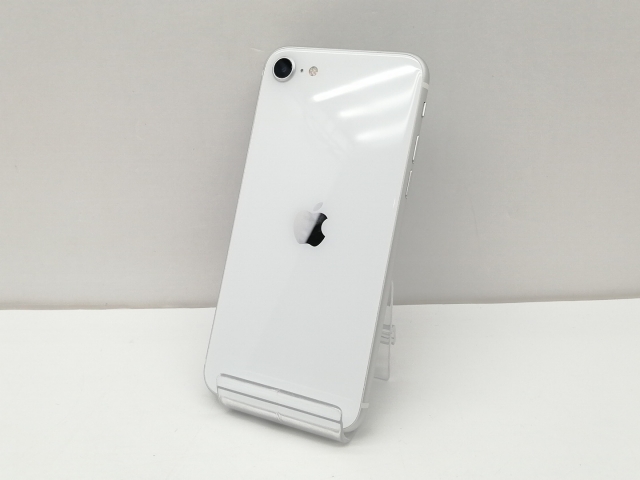 【中古】Apple au 【SIMロックあり】 iPhone SE（第2世代） 128GB ホワイト MHGU3J/A（後期型番）【仙台イービーンズ】保証期間１ヶ月【ランクB】