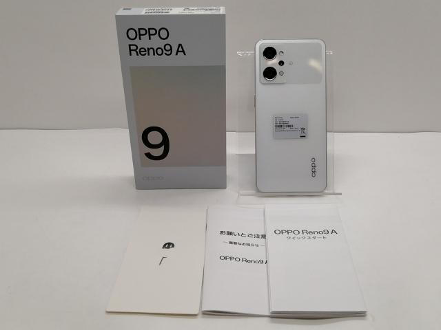 中古】Oppo ymobile 【SIMフリー】 OPPO Reno9 A ムーンホワイト