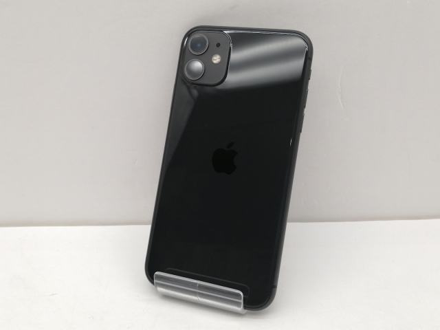 【中古】Apple docomo 【SIMロック解除済み】 iPhone 11 128GB ブラック MHDH3J/A（後期型番）【仙台イービーンズ】保証期間１ヶ月【ランクB】