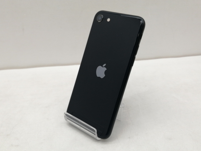 【中古】Apple SoftBank 【SIMフリー】 iPhone SE（第3世代） 64GB ミッドナイト MMYC3J/A【仙台イービーンズ】保証期間１ヶ月【ランクB】