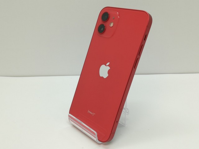 【中古】Apple docomo 【SIMロック解除済み】 iPhone 12 128GB (PRODUCT)RED MGHW3J/A【仙台イービーンズ】保証期間１ヶ月【ランクC】