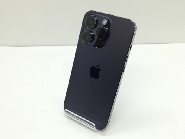 【中古】Apple 国内版 【SIMフリー】 iPhone 14 Pro 256GB ディープパープル MQ1E3J/A【仙台イービーンズ】保証期間１ヶ月【ランクA】