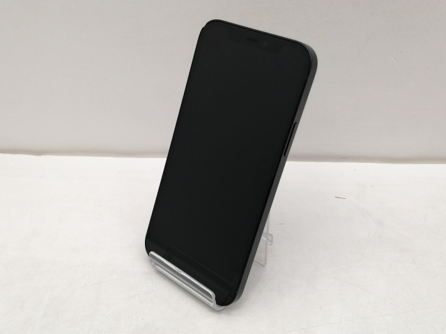 【中古】Apple SoftBank 【SIMロック解除済み】 iPhone 12 64GB ブラック MGHN3J/A【仙台イービー