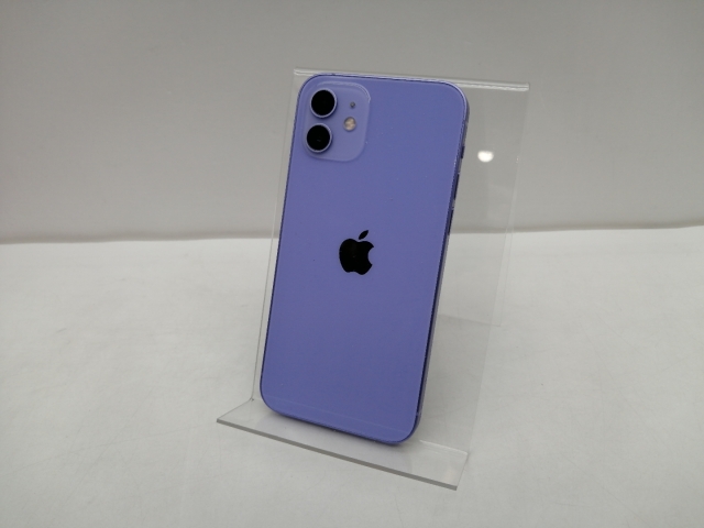 【中古】【赤ロム保証あり】Apple au 【SIMロック解除済み】 iPhone 12 64GB パープル MJNH3J/A【仙台イービーンズ】保証期間１ヶ月【ランクA】