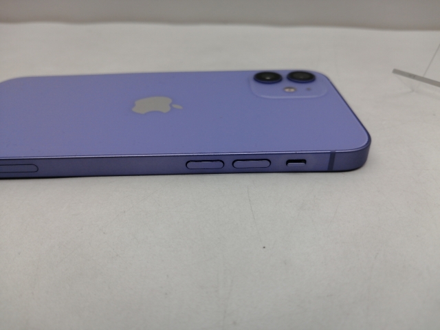 【中古】【赤ロム保証あり】Apple au 【SIMロック解除済み】 iPhone 12 64GB パープル MJNH3J/A【仙台イービーンズ】保証期間１ヶ月【ランクA】