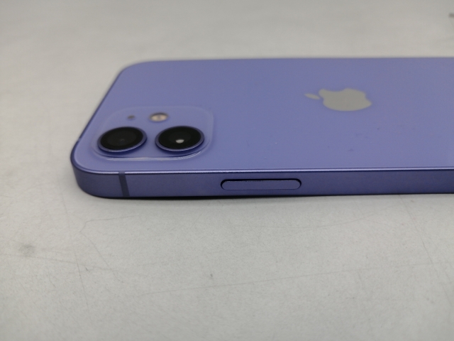 【中古】【赤ロム保証あり】Apple au 【SIMロック解除済み】 iPhone 12 64GB パープル MJNH3J/A【仙台イービーンズ】保証期間１ヶ月【ランクA】
