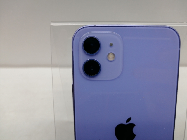 【中古】【赤ロム保証あり】Apple au 【SIMロック解除済み】 iPhone 12 64GB パープル MJNH3J/A【仙台イービーンズ】保証期間１ヶ月【ランクA】
