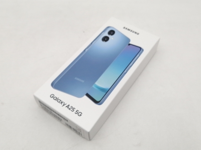 【未使用】SAMSUNG docomo 【SIMフリー】 Galaxy A25 5G ブルー 4GB 64GB SC-53F【高崎モントレー】保証期間３ヶ月