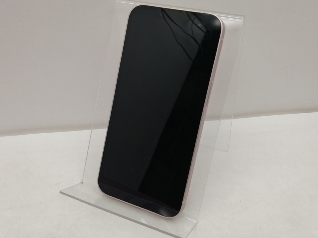 【中古】Apple docomo 【SIMフリー】 iPhone 13 128GB ピンク MLNE3J/A【仙台イービーンズ】保証期間１ヶ月【ランクB】