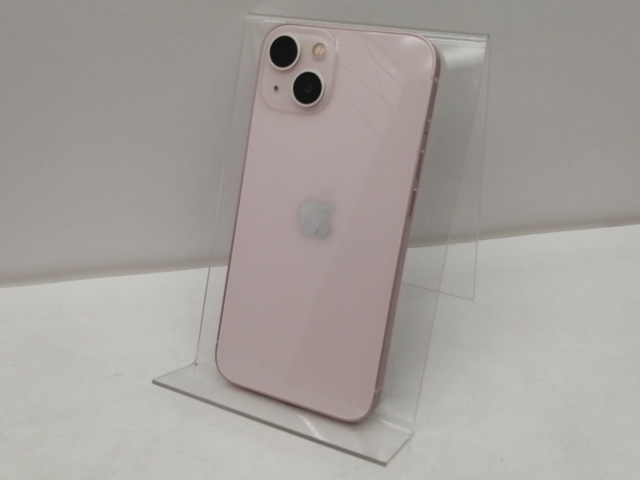 【中古】Apple docomo 【SIMフリー】 iPhone 13 128GB ピンク MLNE3J/A【仙台イービーンズ】保証期間１ヶ月【ランクB】