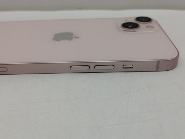 【中古】Apple docomo 【SIMフリー】 iPhone 13 128GB ピンク MLNE3J/A【仙台イービーンズ】保証期間１ヶ月【ランクB】