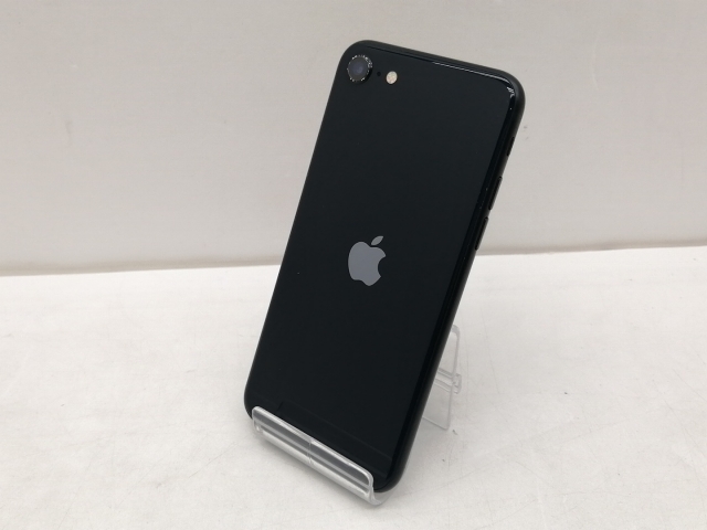 【中古】Apple SoftBank 【SIMフリー】 iPhone SE（第3世代） 64GB ミッドナイト MMYC3J/A【仙台イービーンズ】保証期間１ヶ月【ランクB】