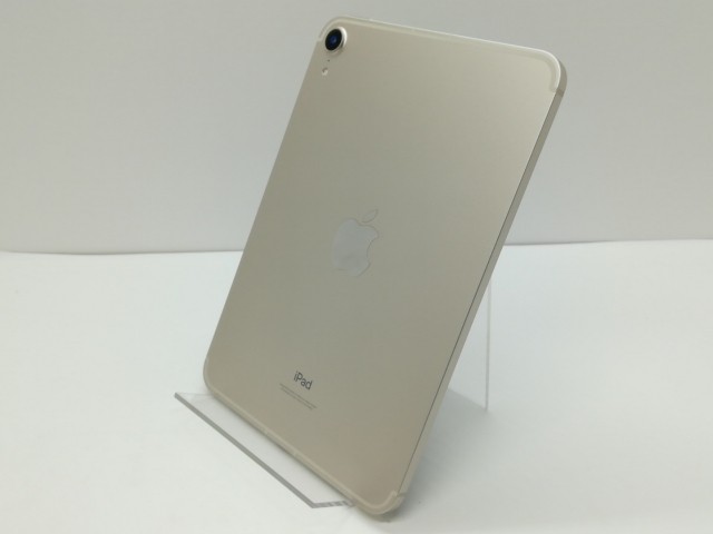 【中古】Apple iPad mini（第6世代/2021） Cellular 256GB スターライト (国内版SIMロックフリー) MK8H3J/A【仙台イービーンズ】保証期間