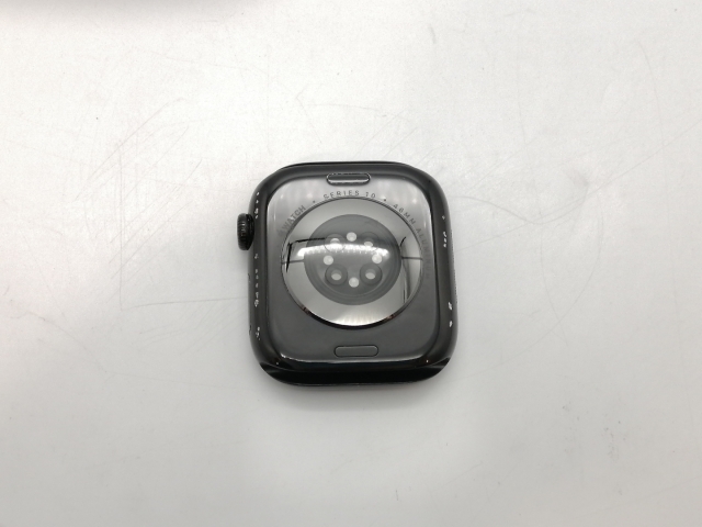 【中古】Apple Apple Watch Series10 46mm GPS ジェットブラックアルミニウムケース/ブラックスポーツバンド (M/L) MWWQ3J/A【高崎モントレー】保証期間１ヶ月【ランクB】
