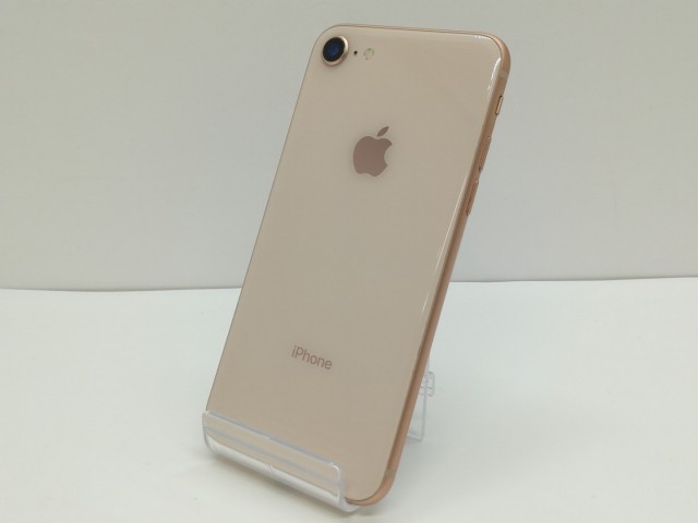 【中古】Apple docomo 【SIMロック解除済み】 iPhone 8 64GB ゴールド MQ7A2J/A【仙台イービーンズ】保証期間１ヶ月【ランクB】