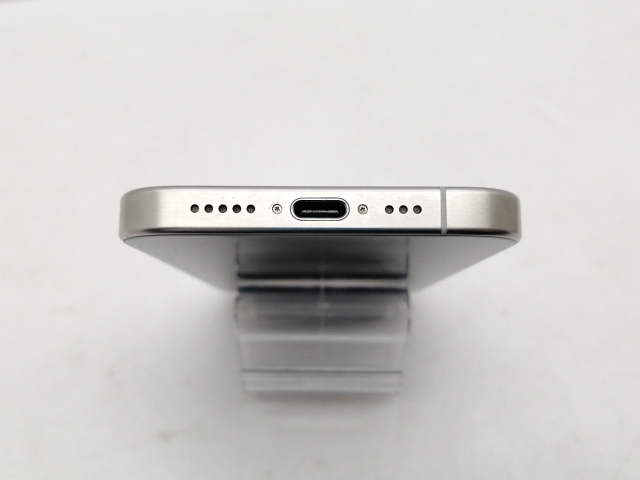 【中古】Apple 国内版 【SIMフリー】 iPhone 15 Pro 256GB ホワイトチタニウム MTUD3J/A【仙台イービーンズ】保証期間１ヶ月【ランクB】_5