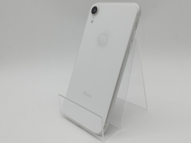 【中古】Apple au 【SIMロック解除済み】 iPhone XR 64GB ホワイト MT032J/A【仙台イービーンズ】保証期間１ヶ月【ランクA】