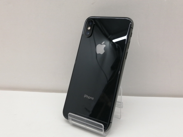 【中古】Apple docomo 【SIMロック解除済み】 iPhone XS 64GB スペースグレイ MTAW2J/A【仙台イービーンズ】保証期間１ヶ月【ランクC】
