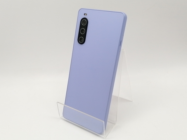 【中古】【赤ロム保証あり】SONY au 【SIMフリー】 Xperia 10 V ラベンダー 6GB 128GB SOG11【三宮センター】保証期間１ヶ月【ランクC】
