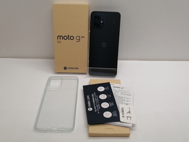 MOTOROLA moto g64 5G スペースブラック SIMフリースマートフォン moto