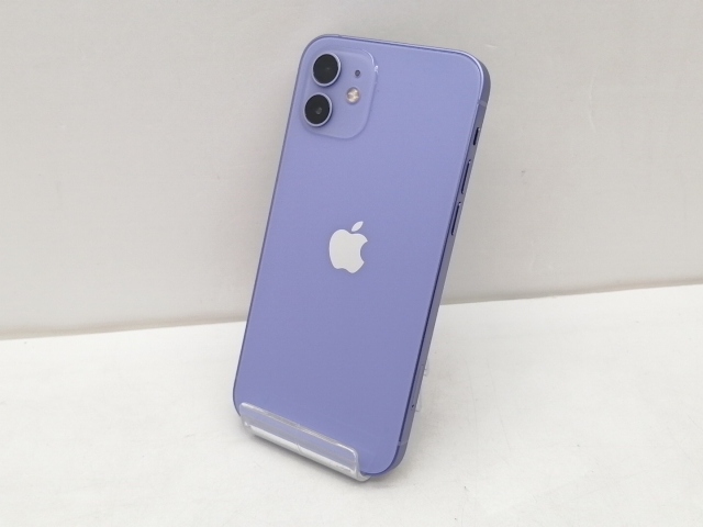【中古】Apple UQmobile 【SIM鍵を掛ける取り消す済み】 iPhone 12 128GB パープル MJNJ3J/A【仙台イービーンズ】言いはなつ継続期間１ヶ月【位置づけるC】