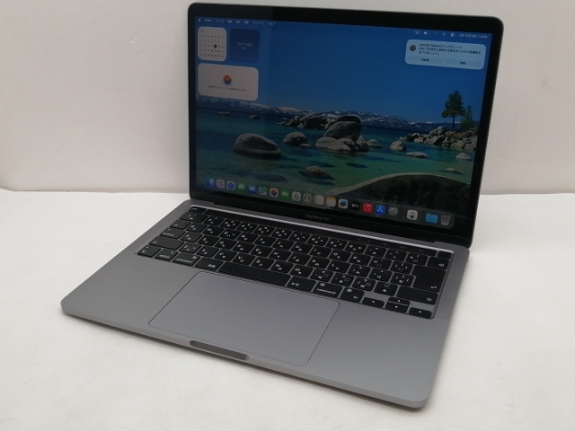 【中古】Apple MacBook Pro 13インチ M1(CPU:8C/GPU:8C) 8GB/256GB スペースグレイ MYD82J/A (M1・2020)【仙台イービーンズ】保証期間１ヶ月【ランクB】