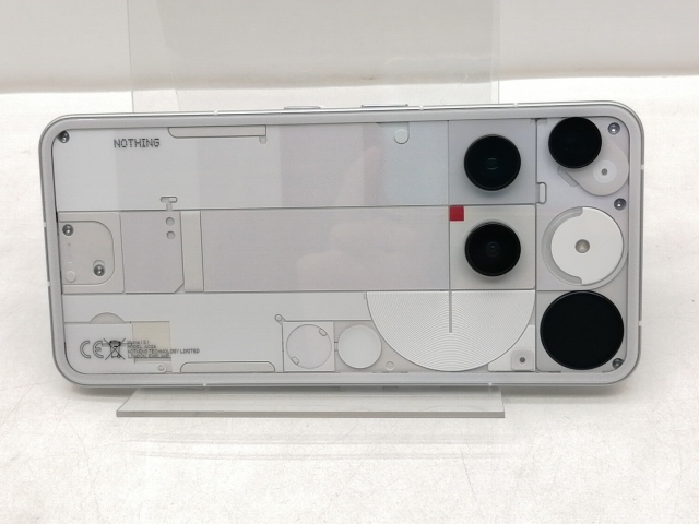 【中古】NOTHING 楽天モバイル 【SIMフリー】 Nothing Phone (3) ホワイト 12GB 256GB【仙台イービーンズ】保証期間１ヶ月【ランクA】_2