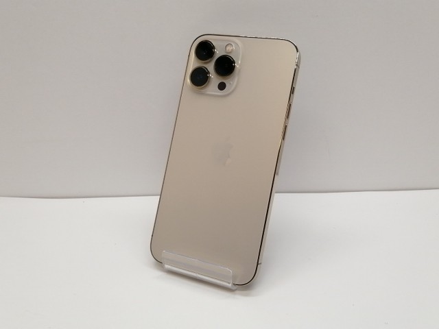 【中古】Apple 国内版 【SIMフリー】 iPhone 13 Pro Max 128GB ゴールド MLJ63J/A【仙台イービーンズ】保証期間１ヶ月【ランクA】