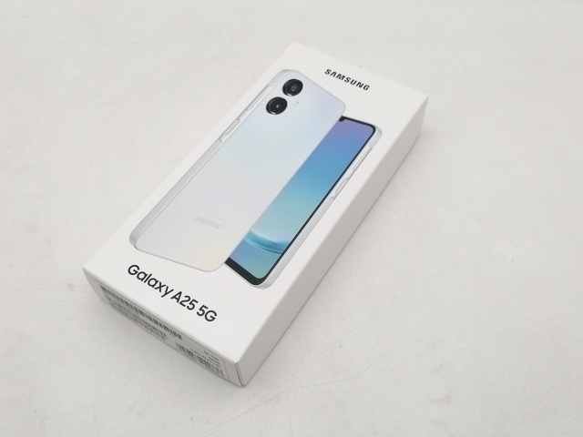 【未使用】SAMSUNG docomo 【SIMフリー】 Galaxy A25 5G ライトブルー 4GB 64GB SC-53F【川崎】保証期間３ヶ月