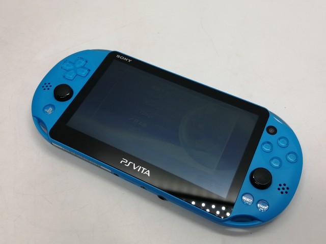 中古】SONY PlayStation VITA Wi-Fiモデル アクア・ブルー PCH