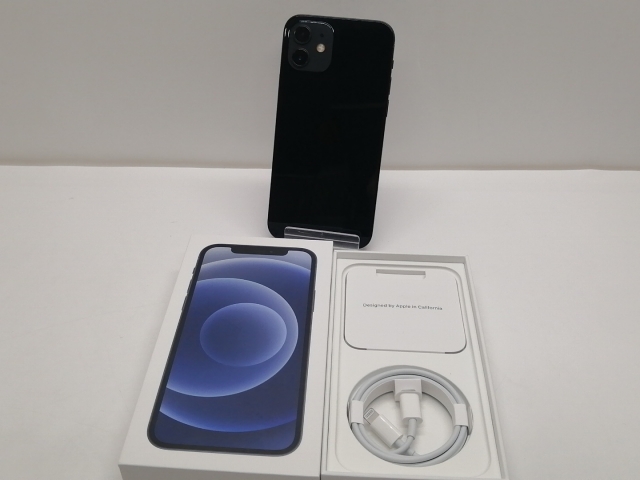 iPhone 12 ブラック 64 GB au SIMロック解除済み