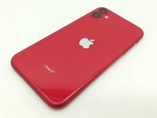 【中古】Apple docomo 【SIMロック解除済み】 iPhone 11 64GB (PRODUCT)RED MWLV2J/A【秋葉5号】保証期間１ヶ月【ランクC】