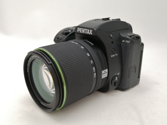 【中古】RICOH PENTAX K-70 18-135WRキット ブラック【新宿2】保証期間１ヶ月【ランクC】