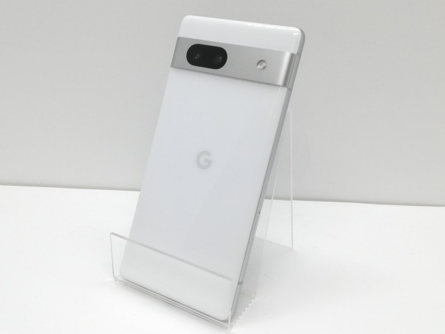 【中古】【赤ロム保証あり】Google au 【SIMフリー】 Pixel 7a スノー 8GB 128GB G82U8【高崎モントレー】保証期間１ヶ月【ランクA】