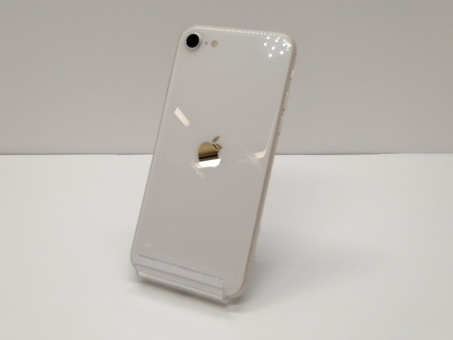 【中古】Apple au 【SIMフリー】 iPhone SE（第3世代） 64GB スターライト MMYD3J/A【仙台イービーンズ】保証期間１ヶ月【ランクA】