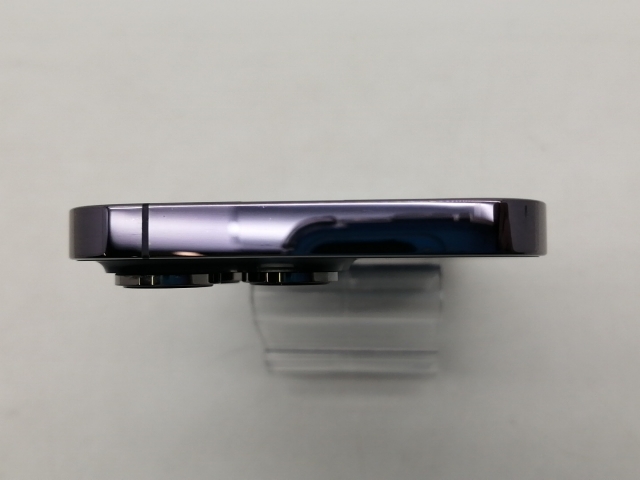 【中古】Apple 国内版 【SIMフリー】 iPhone 14 Pro 128GB ディープパープル MQ0F3J/A【仙台イービーンズ】保証期間１ヶ月【ランクC】
