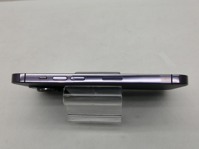 【中古】Apple 国内版 【SIMフリー】 iPhone 14 Pro 128GB ディープパープル MQ0F3J/A【仙台イービーンズ】保証期間１ヶ月【ランクC】