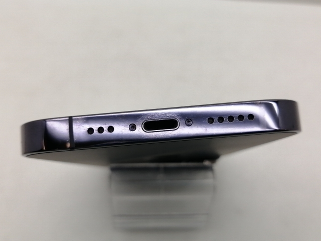 【中古】Apple 国内版 【SIMフリー】 iPhone 14 Pro 128GB ディープパープル MQ0F3J/A【仙台イービーンズ】保証期間１ヶ月【ランクC】