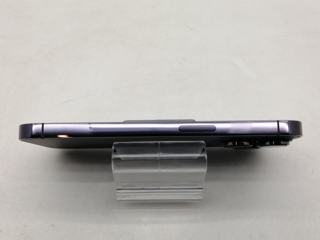 【中古】Apple 国内版 【SIMフリー】 iPhone 14 Pro 128GB ディープパープル MQ0F3J/A【仙台イービーンズ】保証期間１ヶ月【ランクC】