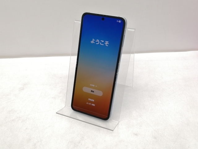 【中古】SAMSUNG au 【SIMフリー】 Galaxy Z Flip6 ブルー 12GB 256GB SCG29【仙台イービーンズ】保証期間１ヶ月【ランクB】