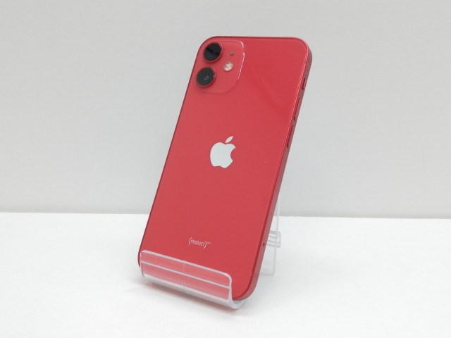 【中古】Apple SoftBank 【SIMロック解除済み】 iPhone 12 mini 64GB (PRODUCT)RED MGAE3J/A【仙台イービーンズ】保証期間１ヶ月【ランク