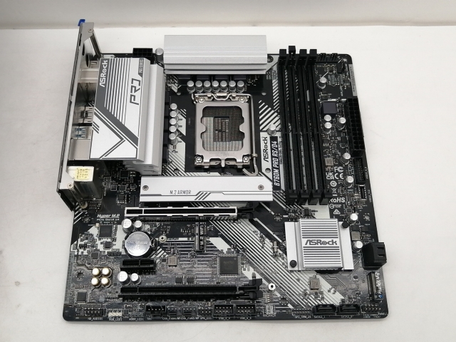 【中古】ASRock B760M Pro RS/D4 B760(DDR4)/LGA1700/MicroATX【仙台イービーンズ】保証期間１週間