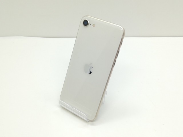 【中古】Apple au 【SIMフリー】 iPhone SE（第3世代） 128GB スターライト MMYG3J/A【仙台イービーンズ】保証期間１ヶ月【ランクA】