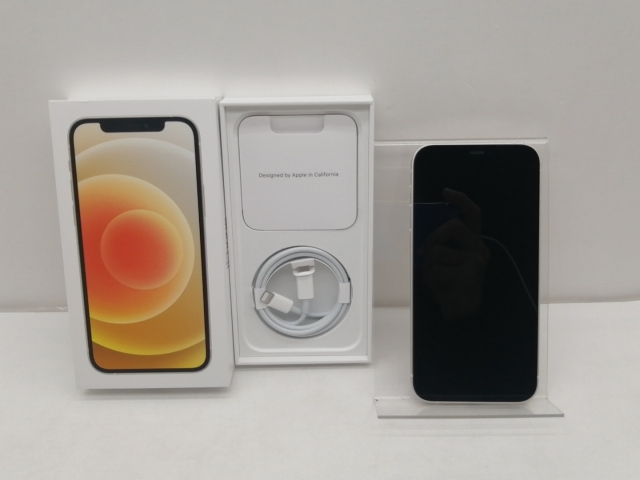 【中古】Apple SoftBank 【SIMロック解除済み】 iPhone 12 64GB ホワイト MGHP3J/A【仙台イービーンズ】保証期間１ヶ月【ランクB】_7