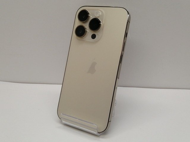 【中古】Apple 国内版 【SIMフリー】 iPhone 14 Pro 256GB ゴールド MQ173J/A【仙台イービーンズ】保証期間１ヶ月【ランクA】