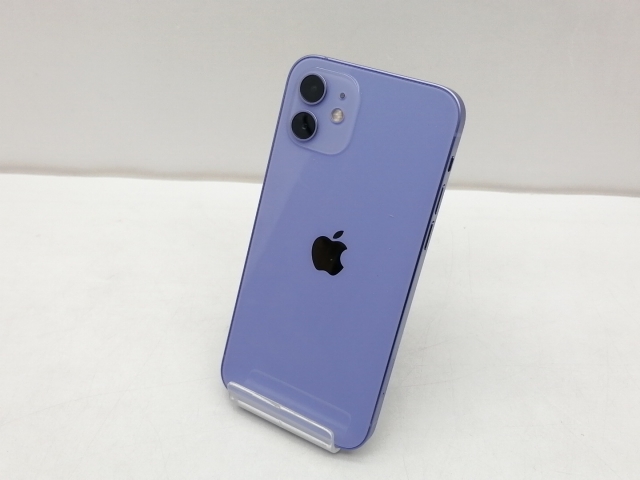 【中古】【赤ロム保証あり】Apple au 【SIMロック解除済み】 iPhone 12 64GB パープル MJNH3J/A【仙台イービーンズ】保証期間１ヶ月【ランクB】
