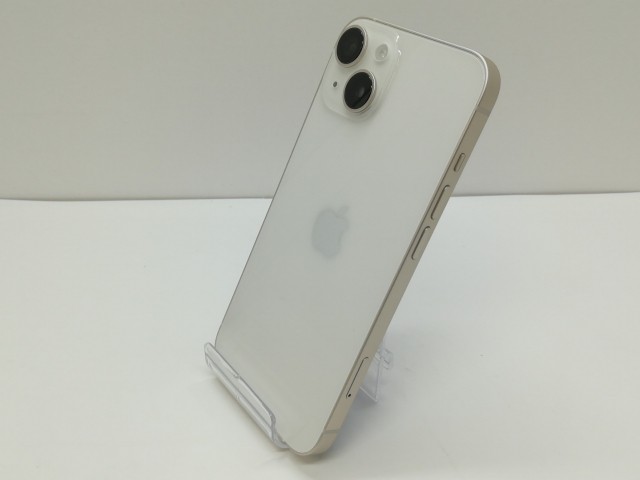 【中古】Apple 国内版 【SIMフリー】 iPhone 14 128GB スターライト MPUQ3J/A【仙台イービーンズ】保証期間１ヶ月【ランクA】