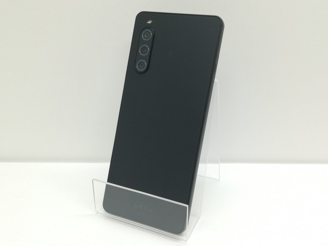 【中古】SONY au 【SIMフリー】 Xperia 10 V ブラック 6GB 128GB SOG11【仙台イービーンズ】保証期間１ヶ月【ランクB】