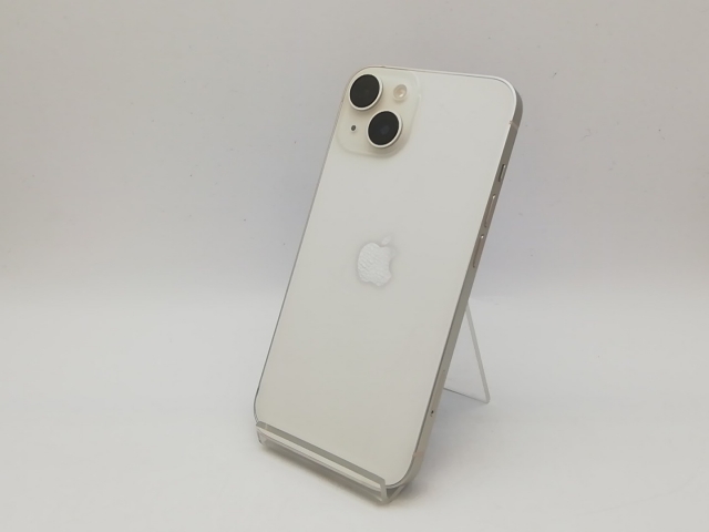 【中古】Apple docomo 【SIMフリー】 iPhone 14 128GB スターライト MPUQ3J/A【鹿児島中町】保証期間１ヶ月【ランクB】