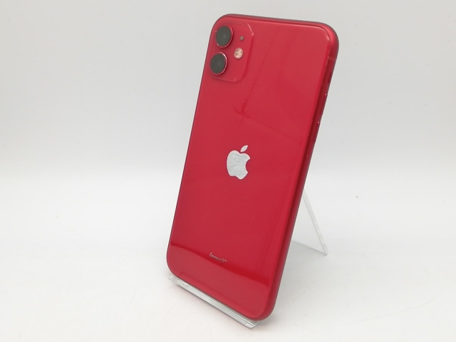 【中古】Apple docomo 【SIM鍵を掛ける取り消す済み】 iPhone 11 64GB (PRODUCT)RED MWLV2J/A【鹿児島中町】言いはなつ継続期間１ヶ月【位置づけるC】